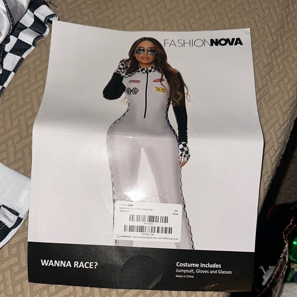 Fashion Nova Racing Costume
